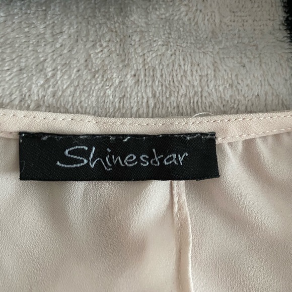 Blush Pink Chiffon Tank Top - Picture 7 of 7